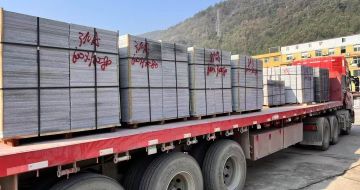 惠州 芝麻灰地铺石出货日常