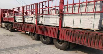 惠州 白麻荔枝面外墙干挂，工厂装车日常