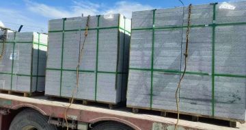 惠州 芝麻白花岗岩地铺石装车日常