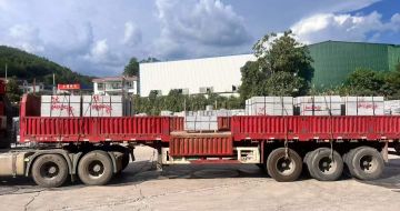 惠州 芝麻灰花岗岩地铺石出货日常