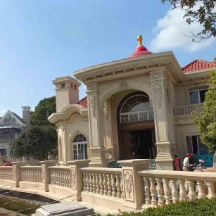 惠州 黄金麻花岗岩欧式别墅