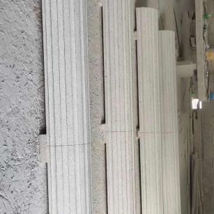 惠州 花岗岩厂家带你看白麻花岗岩门楼大柱柱皮