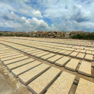 惠州 黄金麻荔枝面花岗岩石材地铺石防护中