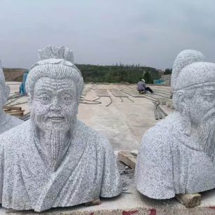 惠州 白麻花岗岩石材人物立体雕刻