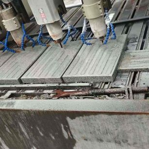 惠州 芝麻白花岗岩荔枝面盲道雕刻