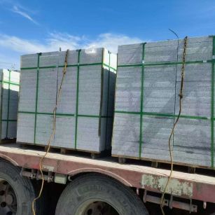 惠州 芝麻白花岗岩地铺石装车日常