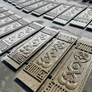 惠州 黄金麻花岗岩外墙雕刻板