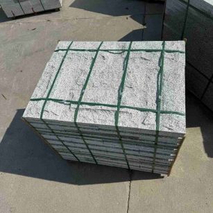 惠州 白麻花岗岩石材自然面蘑菇石成品