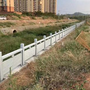 惠州 白麻河道栏杆效果展示图