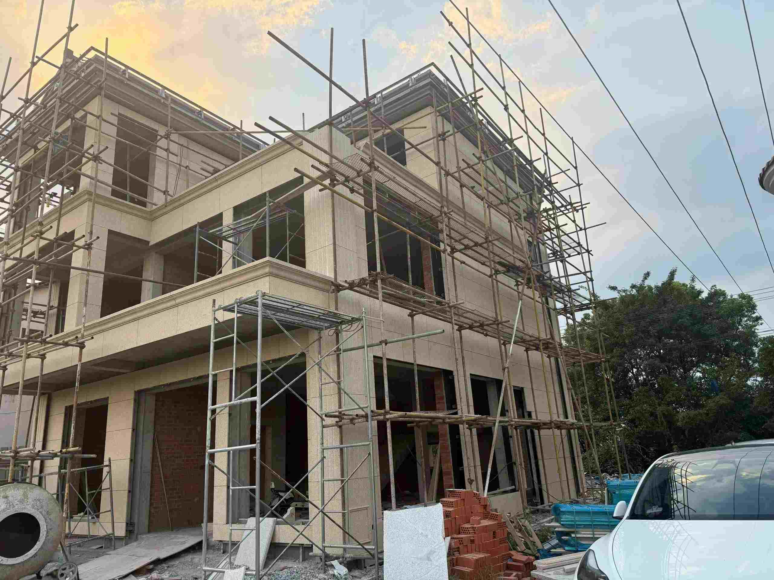 惠州 黄金麻荔枝面花岗岩外墙干挂