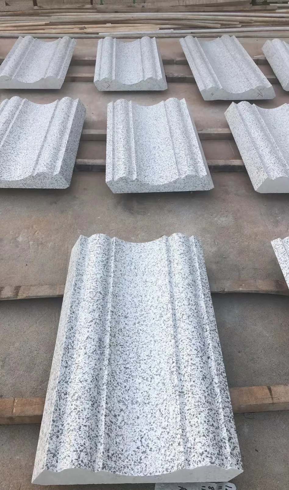 惠州 白麻花岗岩光面别墅线条