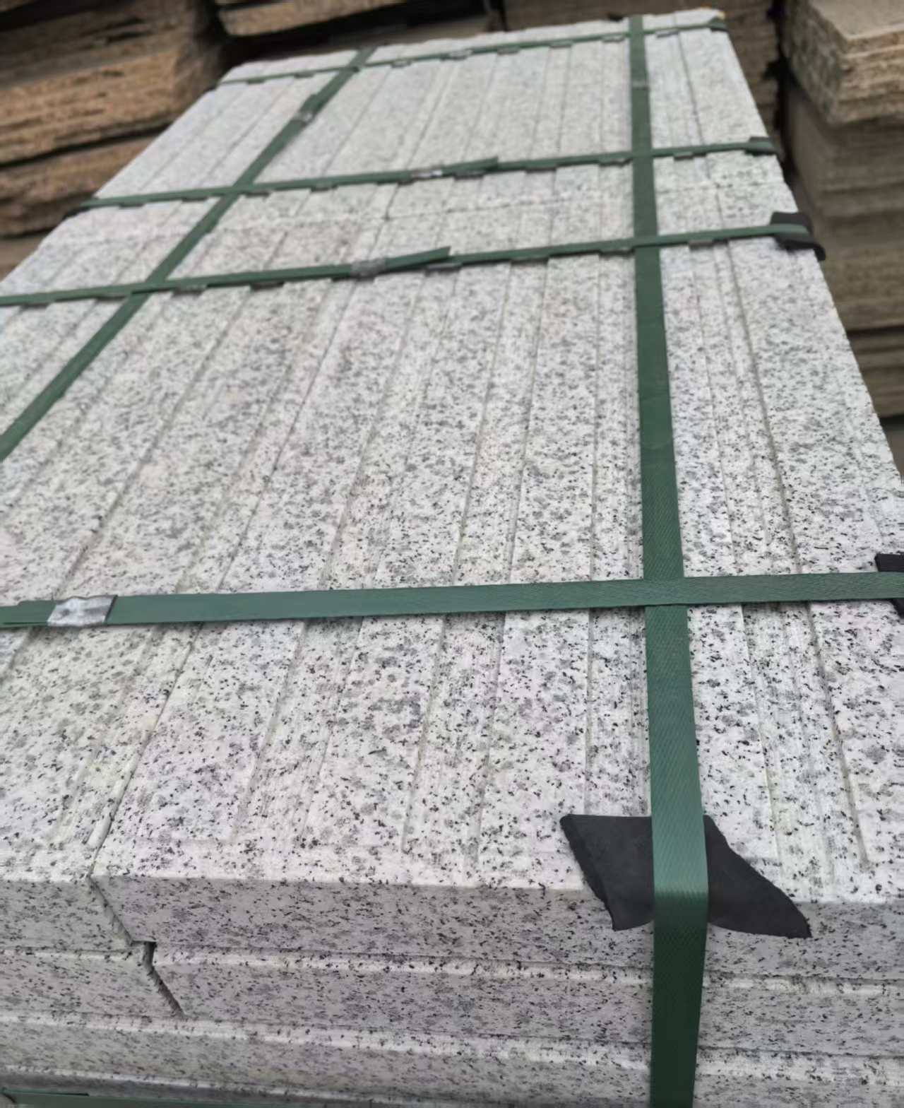 惠州 白麻花岗岩直行盲道石，盲条，地铺石