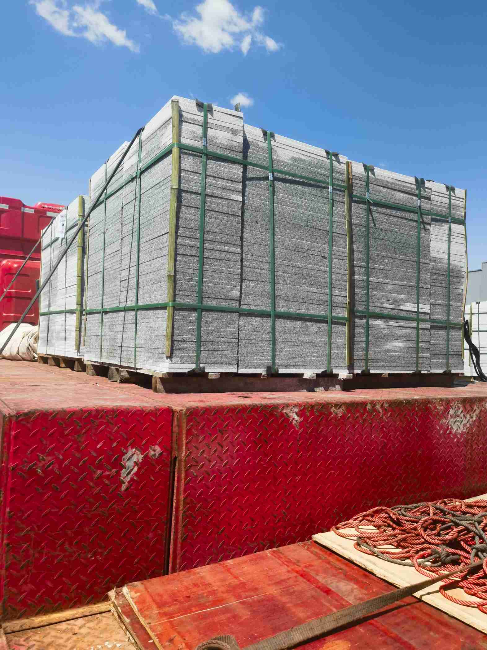 惠州 芝麻白火烧规格板地铺石300*600/600*600