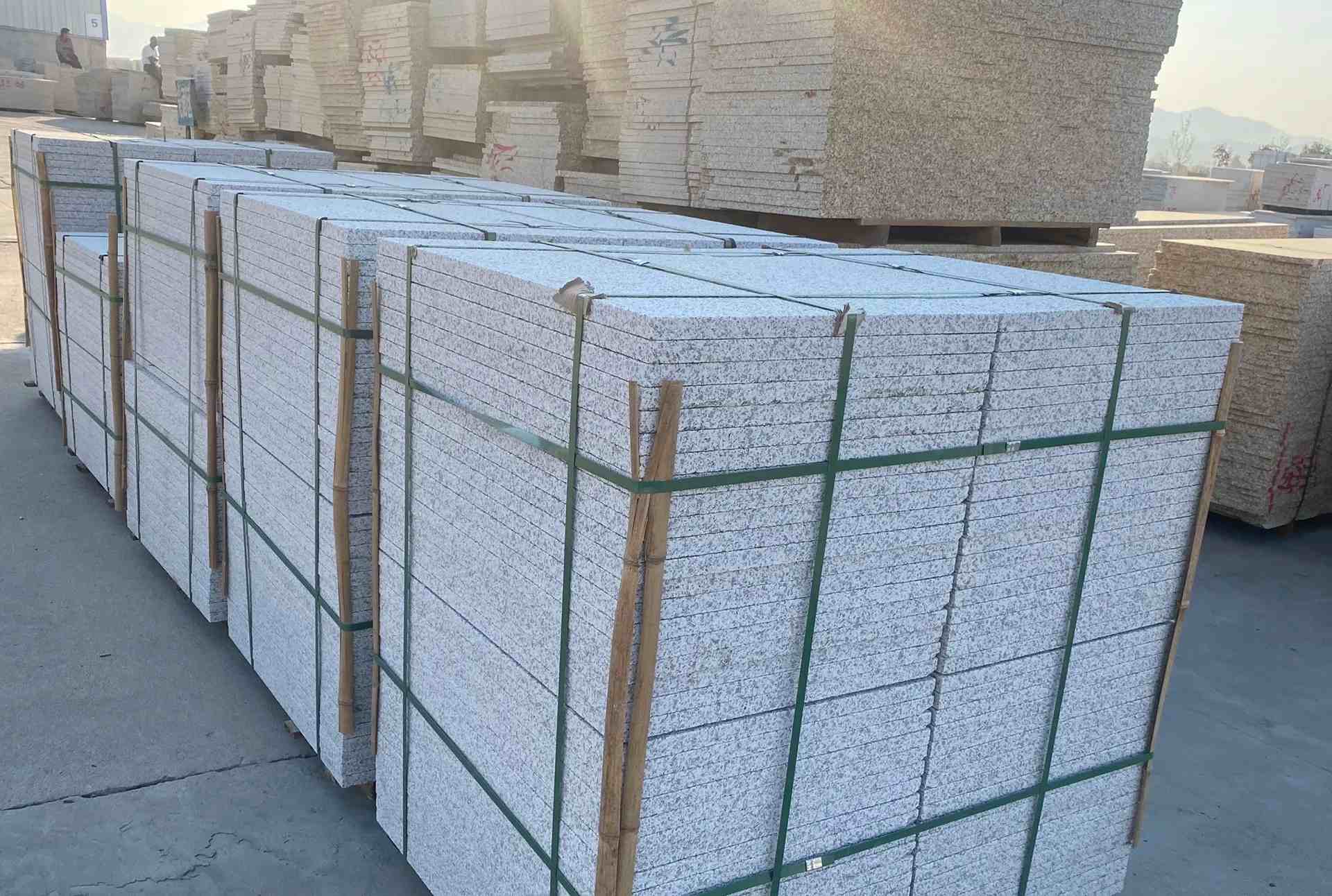 惠州 白麻花岗岩荔枝面地铺石