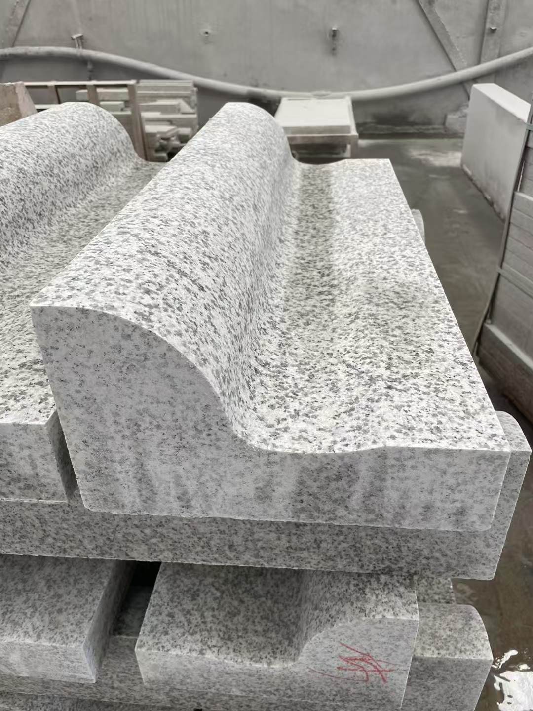 惠州 白麻花岗岩S型路沿石，路侧石，马路牙子等